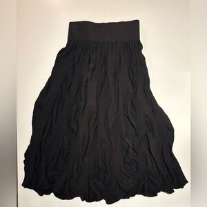 Chic Black A-Line Women's Skirt